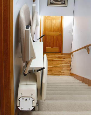 Key locking system for Stairlifts