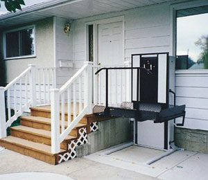 Vertical Stairlifts With a Shaft
